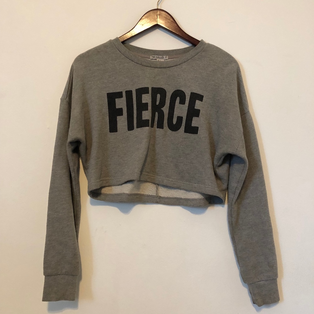 Forever 21 Womens Crop Top Sweater